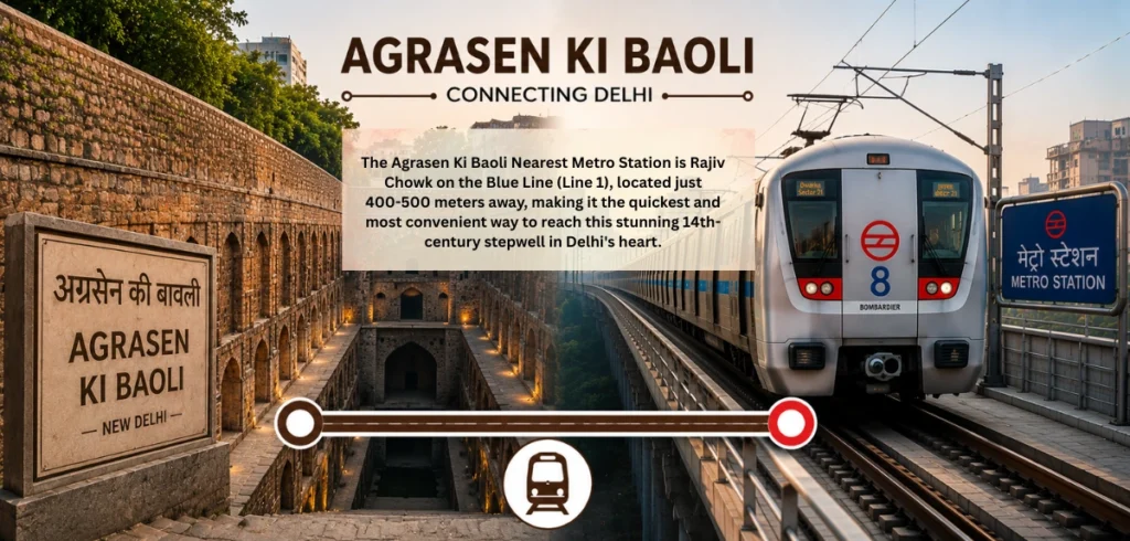 Agrasen Ki Baoli Nearest Metro Station: Route, Distance & Gate Guide Agrasen Ki Baoli Nearest Metro Station