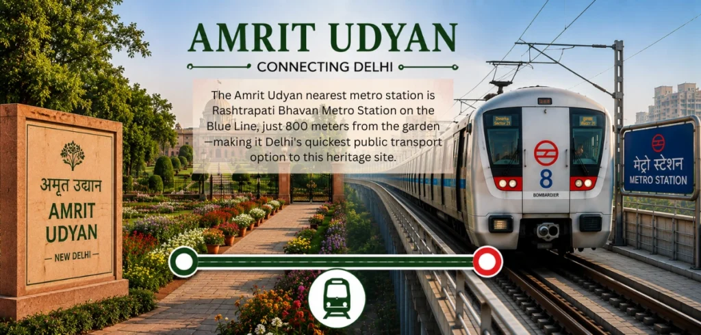 Amrit Udyan Nearest Metro