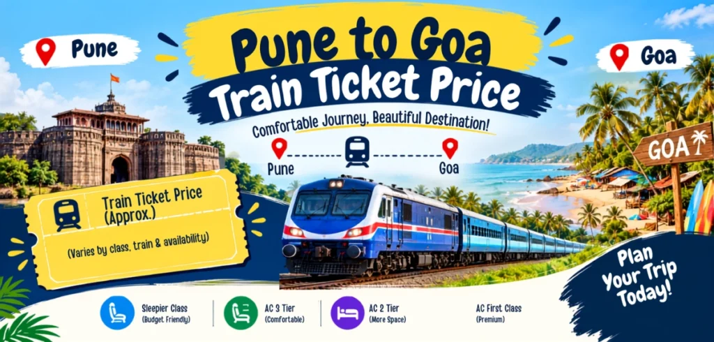 Pune to Goa Train Ticket Price: Smart Booking Guide 2026 Pune to Goa Train Ticket Price