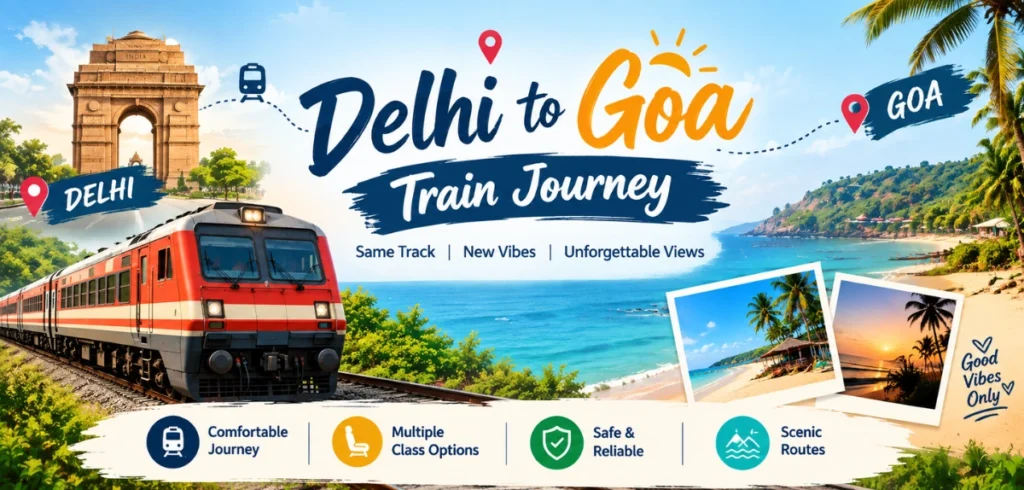 Delhi to Goa Train Ticket Price