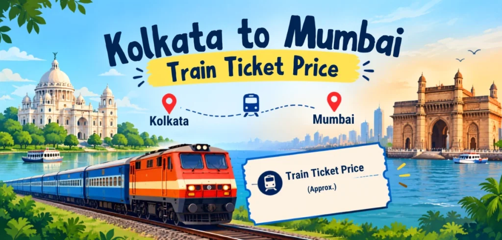 Kolkata to Mumbai Train Ticket Price