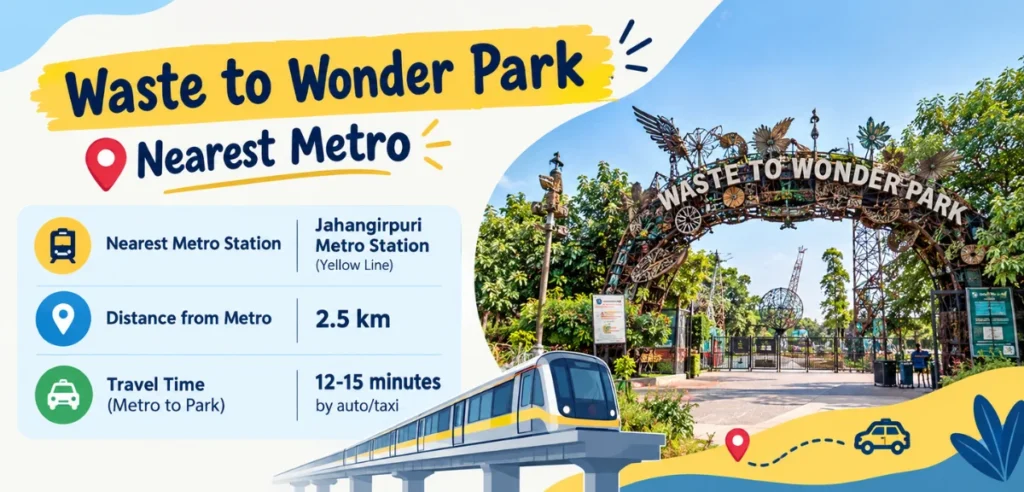 Waste to Wonder Park Nearest Metro