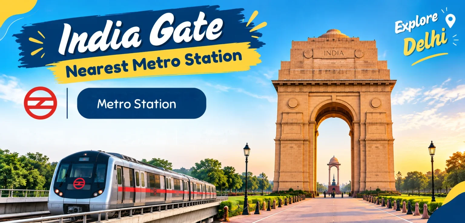 India Gate Nearest Metro Station