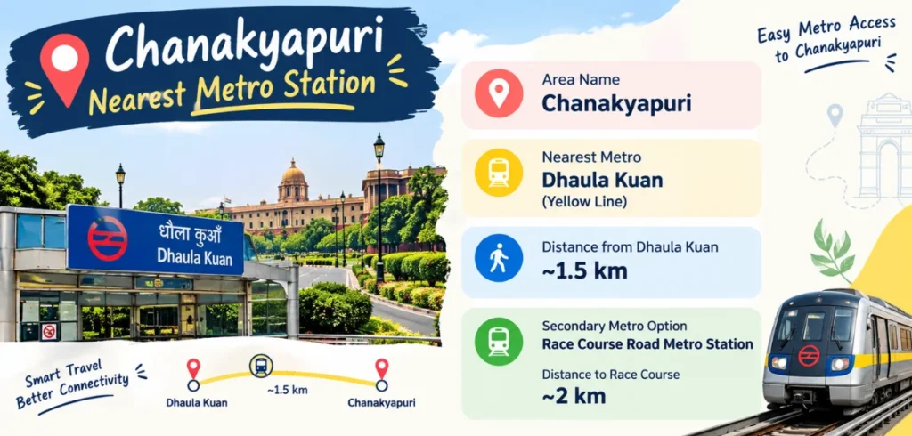 Chanakyapuri Nearest Metro Station