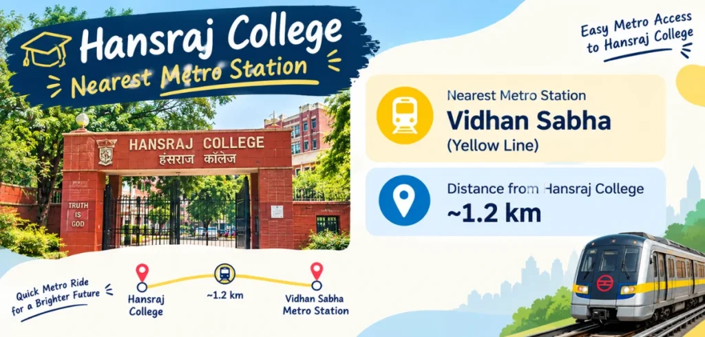 Hansraj College Nearest Metro